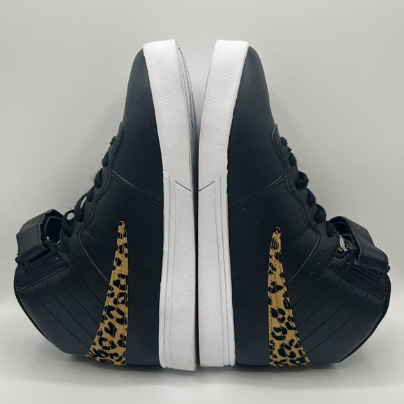 Fila Vulc 13 Wild High Top Sports Sneakers Women Black Cheetah Size 9 - Picture 7 of 9